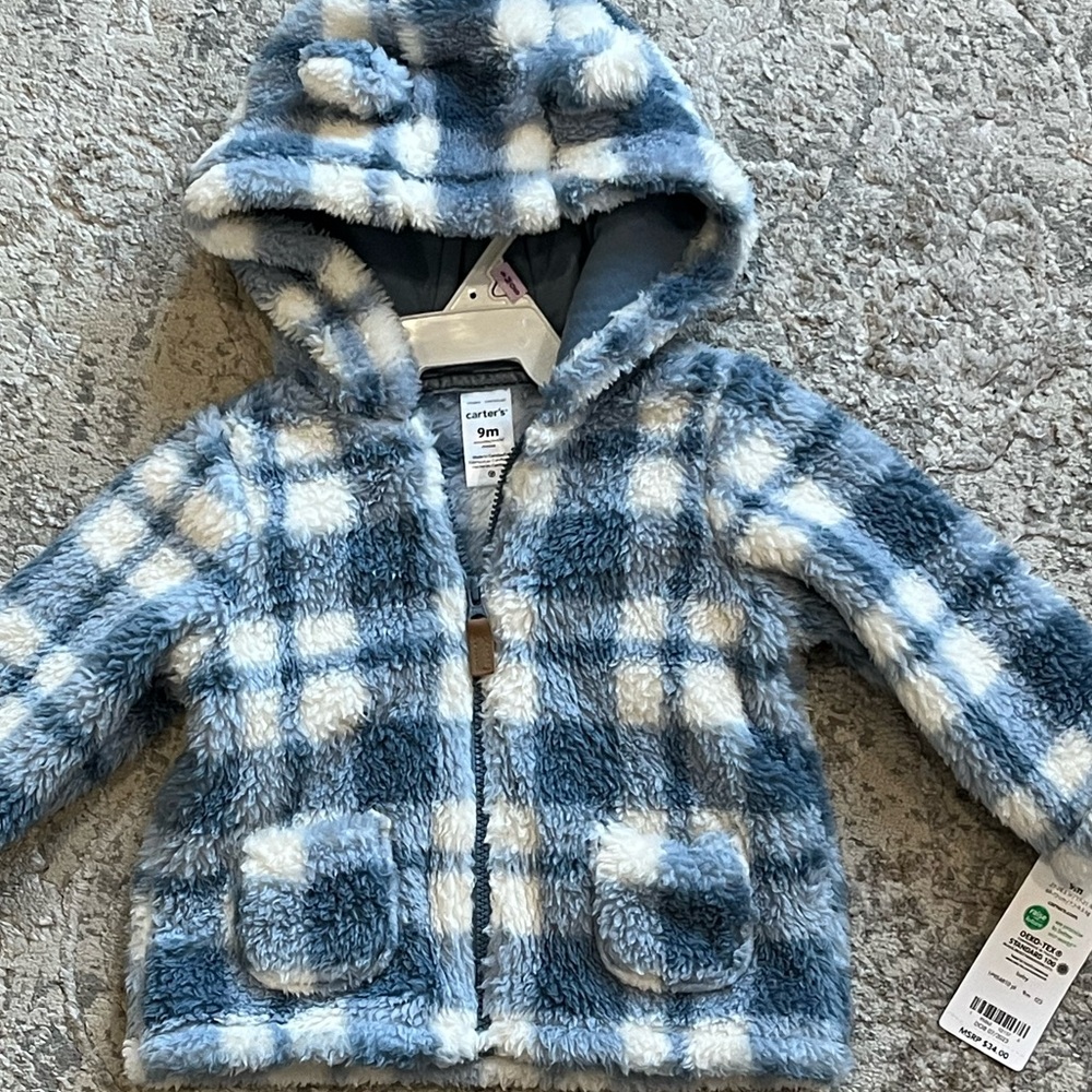 Carters baby boy fleece 9 month